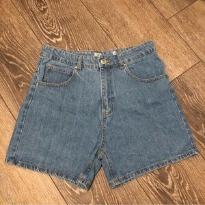 Mom, blue  jean shorts SZ 9 high waist EUC